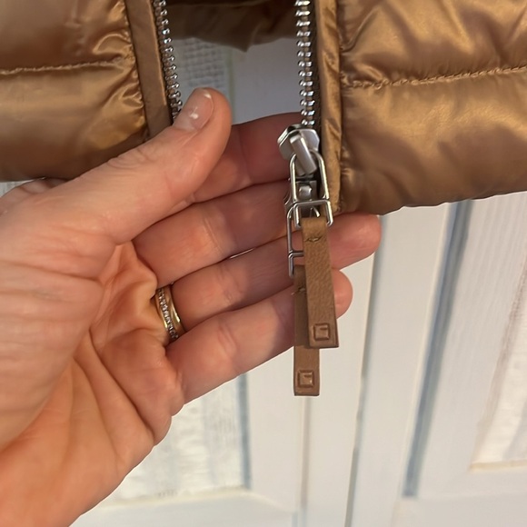 Lafayette 148 New York Goose Down Scout Gold Camel Vest - XS - Picture 5 of 6